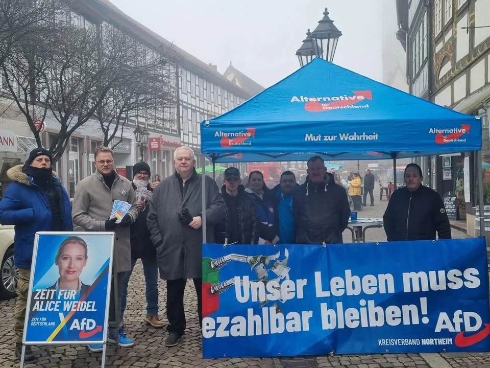 Heute Wahlkampfstand in Einbeck, der Bierstadt