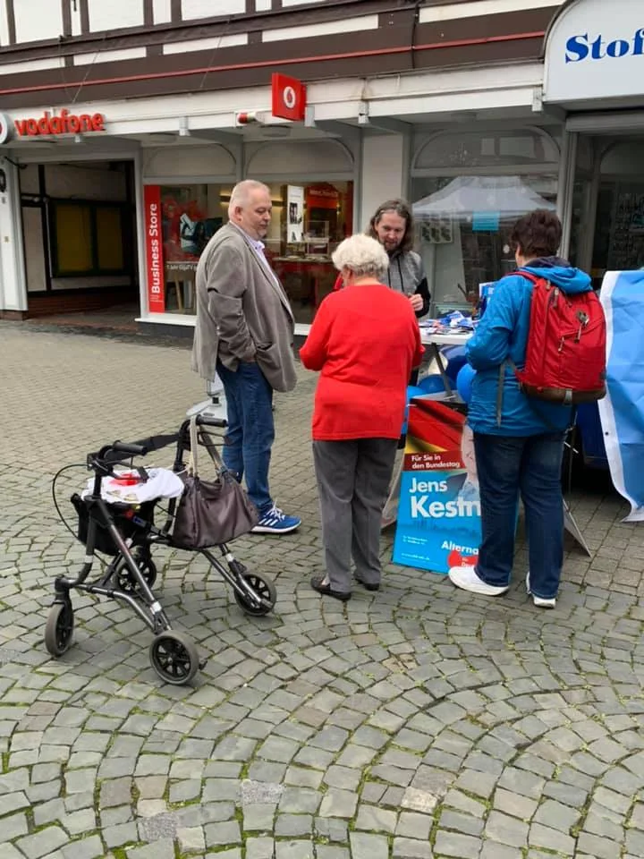 Wahlkampf in #Northeim, immer am Bürger immer am Mann und der Frau 😉