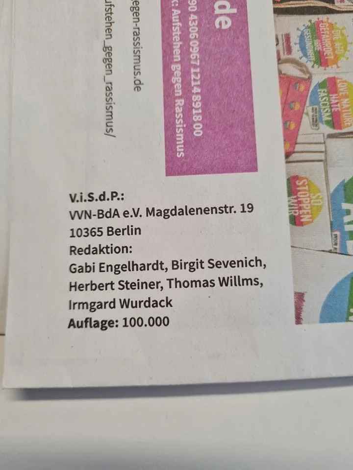 Heute Infostand in Einbeck