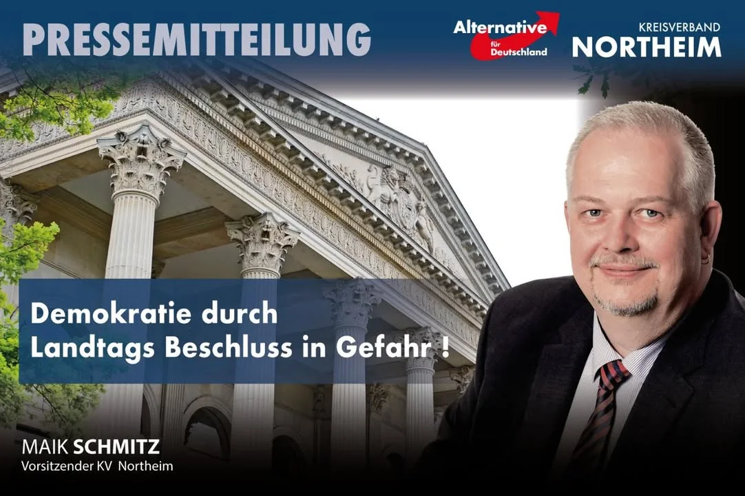 *Pressemitteilung* Demokratie durch Landtags Beschluss in Gefahr