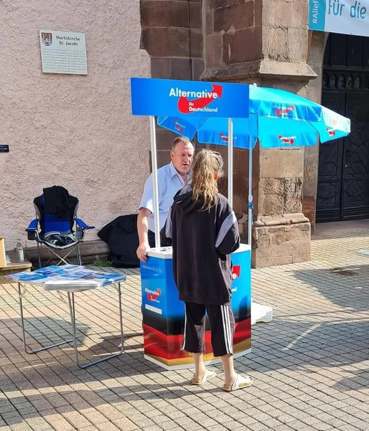 Heute Infostand in Einbeck