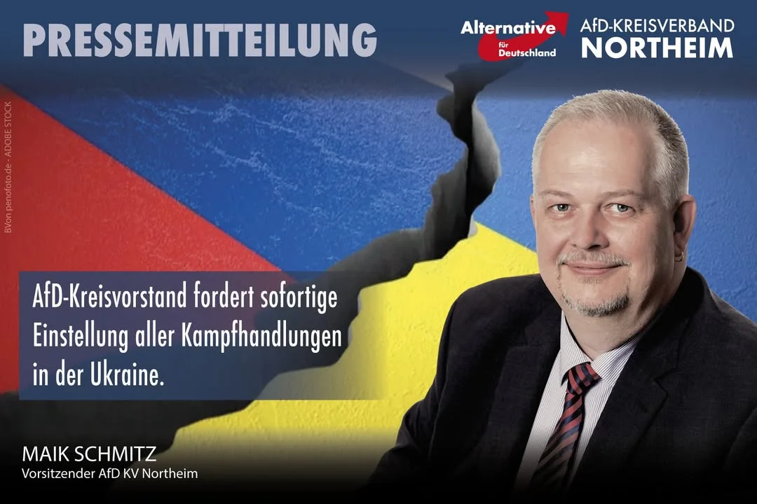 ++Pressemitteilung++ AfD-Kreisvorstand fordert sofortige Einstellung aller Kampfhandl …