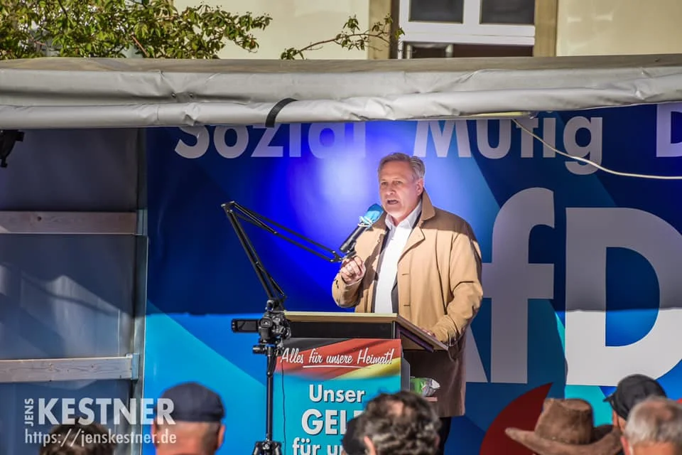 Der Kreisverband Northeim zur Wahlkampfunterstützung beim Nachbarn Sachsen-Anhalt in  …