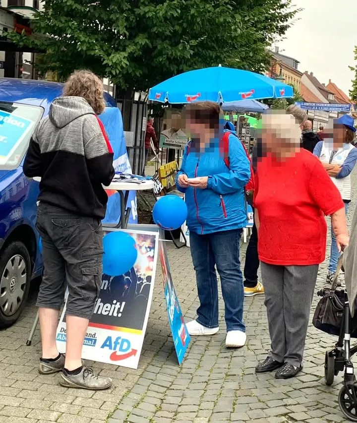 Wahlkampf in #Northeim, immer am Bürger immer am Mann und der Frau 😉
