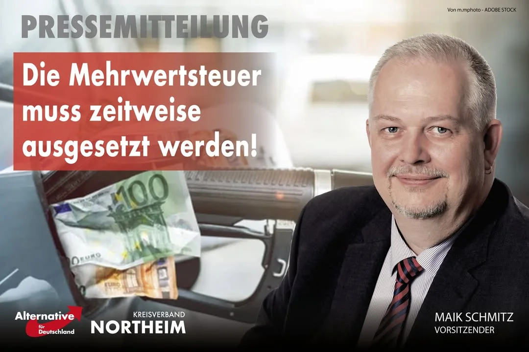 ++ Pressemitteilung ++ Die Mehrwertsteuer muss zeitweise ausgesetzt werden