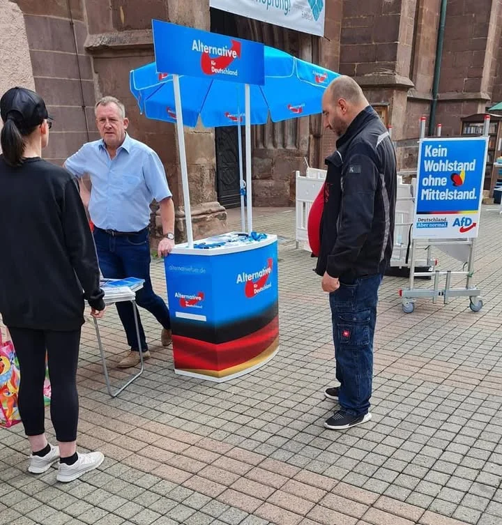 Heute Infostand in Einbeck