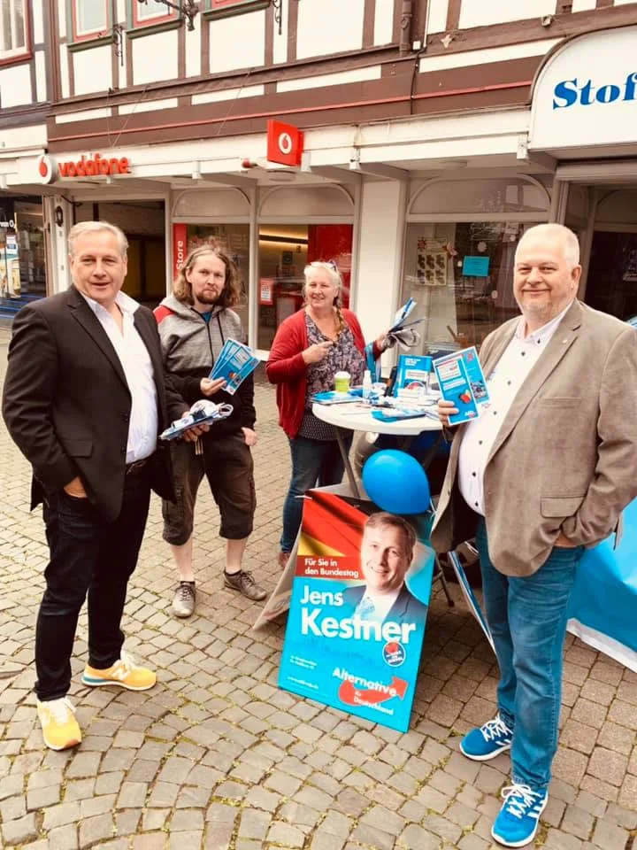 Wahlkampf in #Northeim, immer am Bürger immer am Mann und der Frau 😉