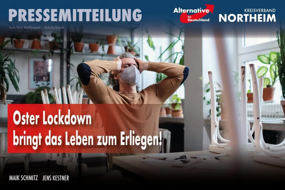 Pressemitteilung: Oster Lockdown bringt das Leben zum Erliegen
