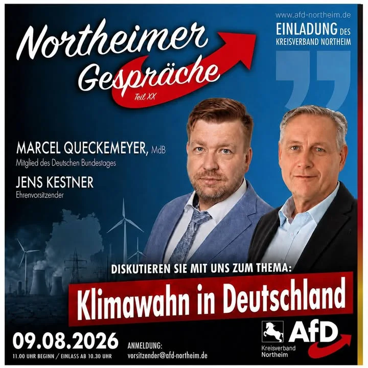🌍 Northeimer Gespräche – Teil XX „Klimawahn in Deutschland“ – Diskutieren Sie mit uns