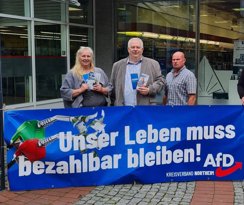 Heute politisch in der Northeimer Innenstadt unterwegs