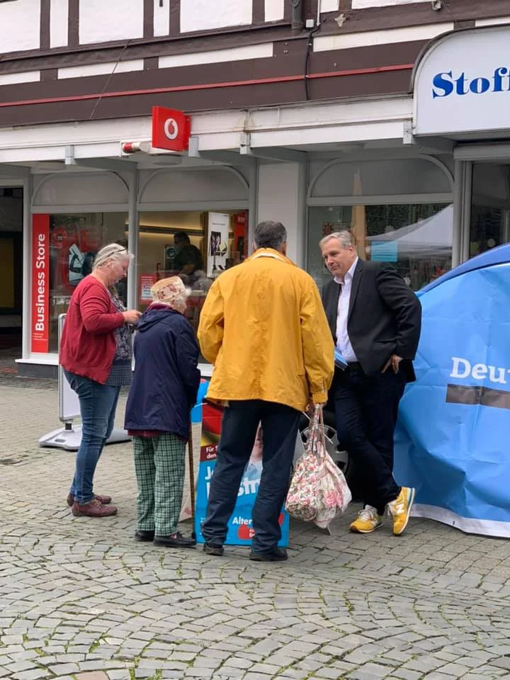 Wahlkampf in #Northeim, immer am Bürger immer am Mann und der Frau 😉