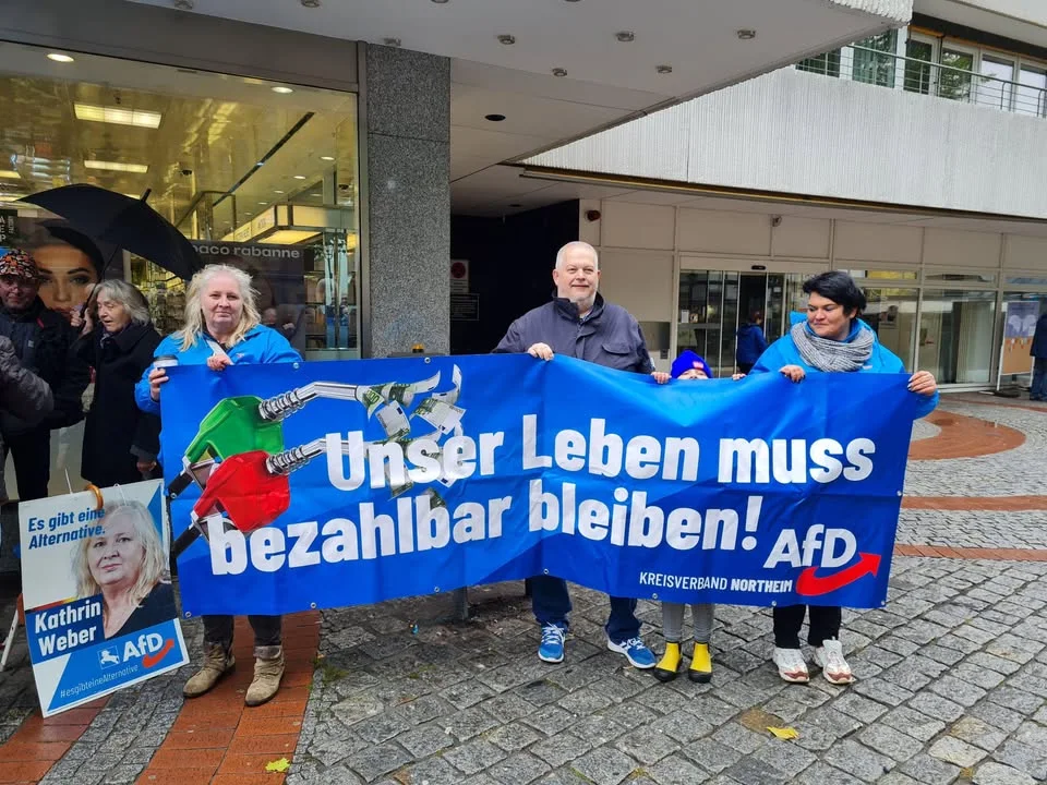 Der AfD Kreisverband Northeim hatte heute tatkräftige Unterstützung aus NRW