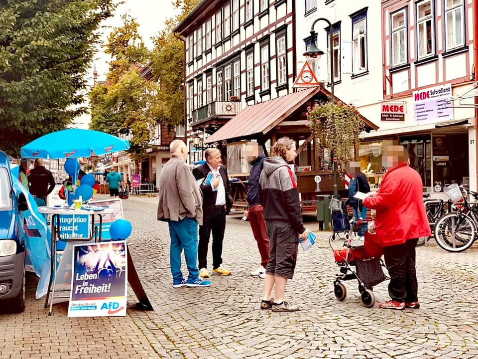 Wahlkampf in #Northeim, immer am Bürger immer am Mann und der Frau 😉