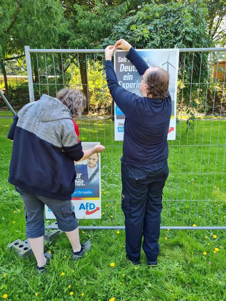 Straßenwahlkampf in #Uslar / Solling