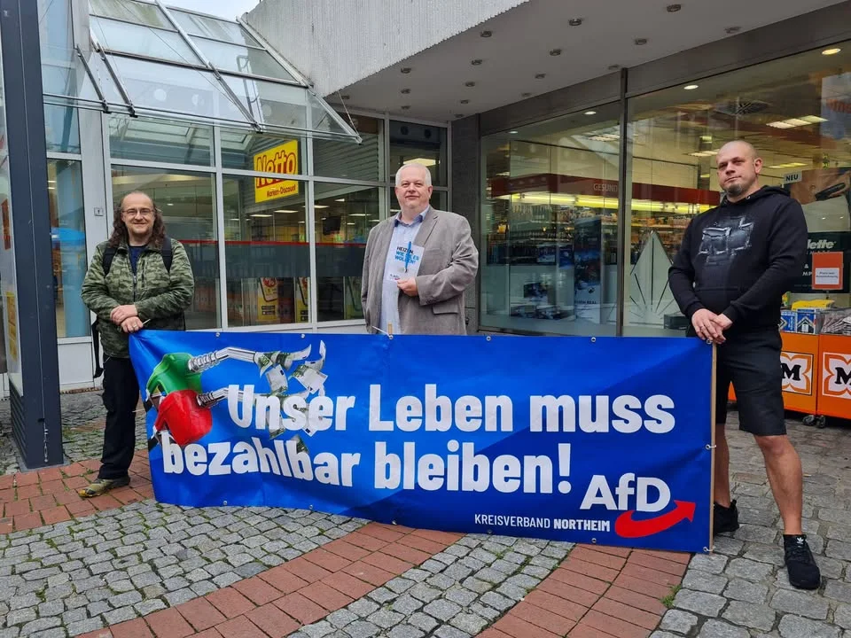 Heute politisch in der Northeimer Innenstadt unterwegs