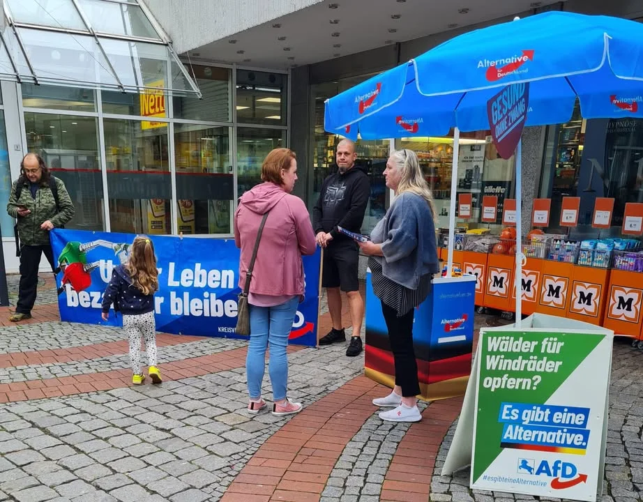 Heute politisch in der Northeimer Innenstadt unterwegs