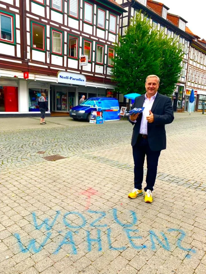 Wahlkampf in #Northeim, immer am Bürger immer am Mann und der Frau 😉