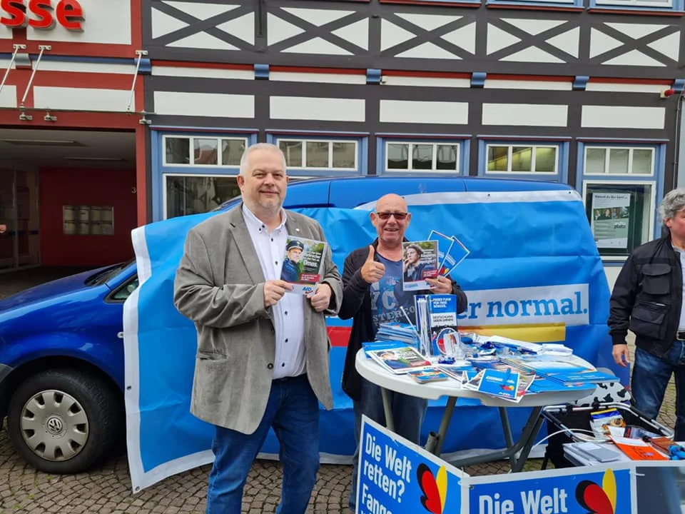 Straßenwahlkampf in #Uslar / Solling