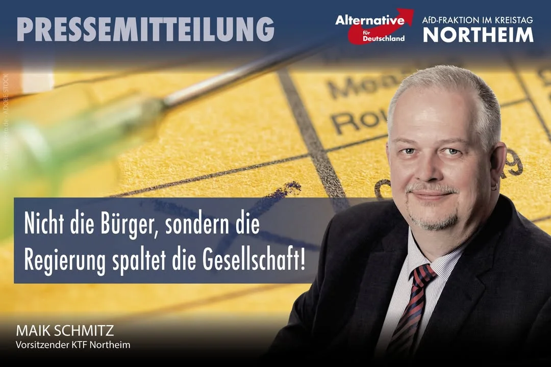 **Pressemitteilung der AfD Kreistagsfraktion** Nicht die Bürger, sondern die Regierun …
