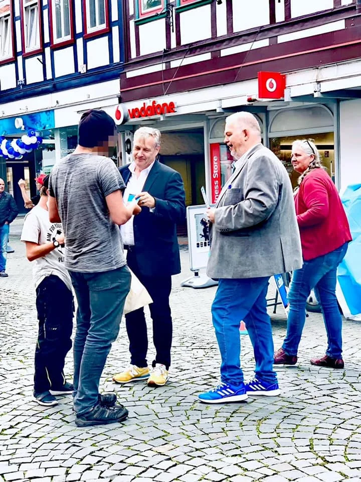 Wahlkampf in #Northeim, immer am Bürger immer am Mann und der Frau 😉