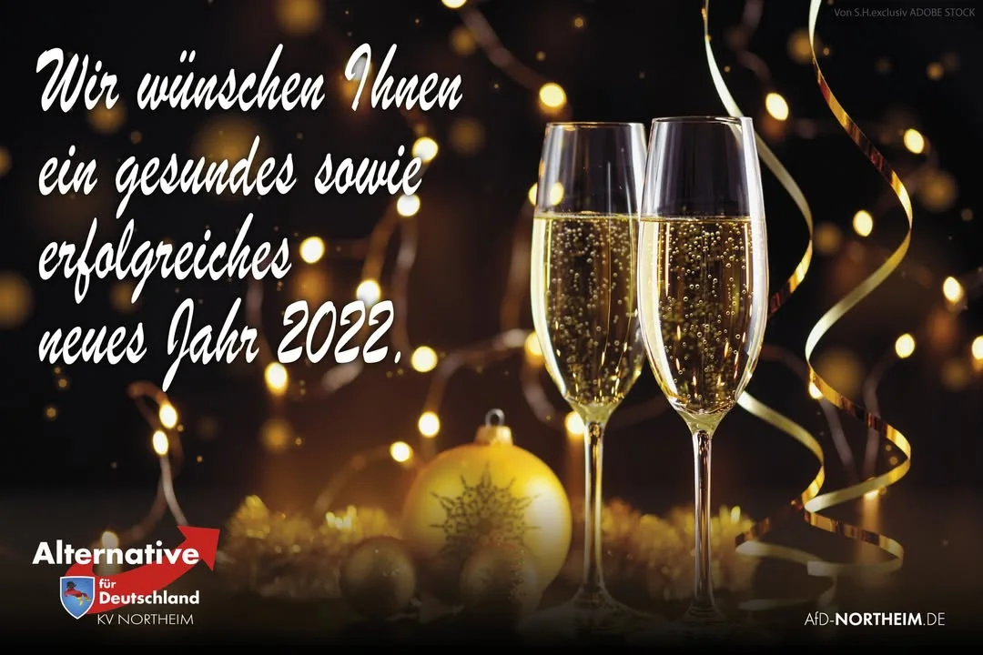 Wir wünschen Ihnen ein gesundes sowie erfolgreiches neues Jahr 2022