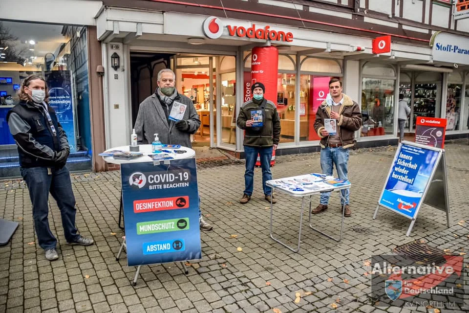 Gestriger Aktionstag der AfD Niedersachsen zur aktuellen Corona-Kampagne