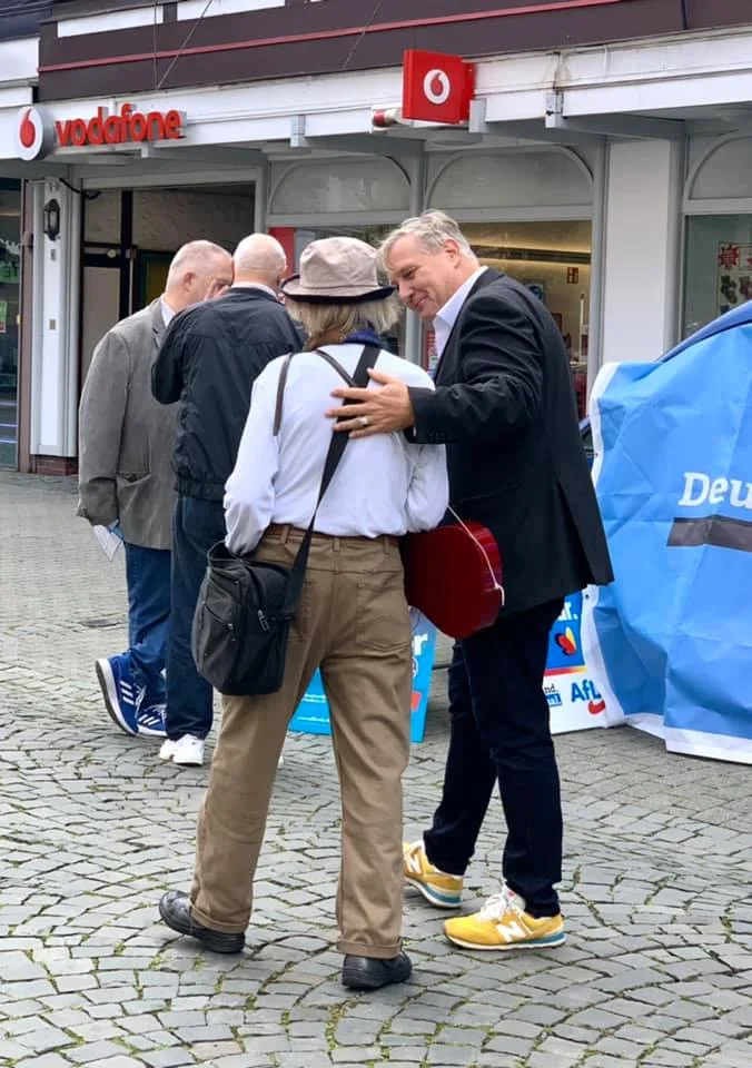 Wahlkampf in #Northeim, immer am Bürger immer am Mann und der Frau 😉
